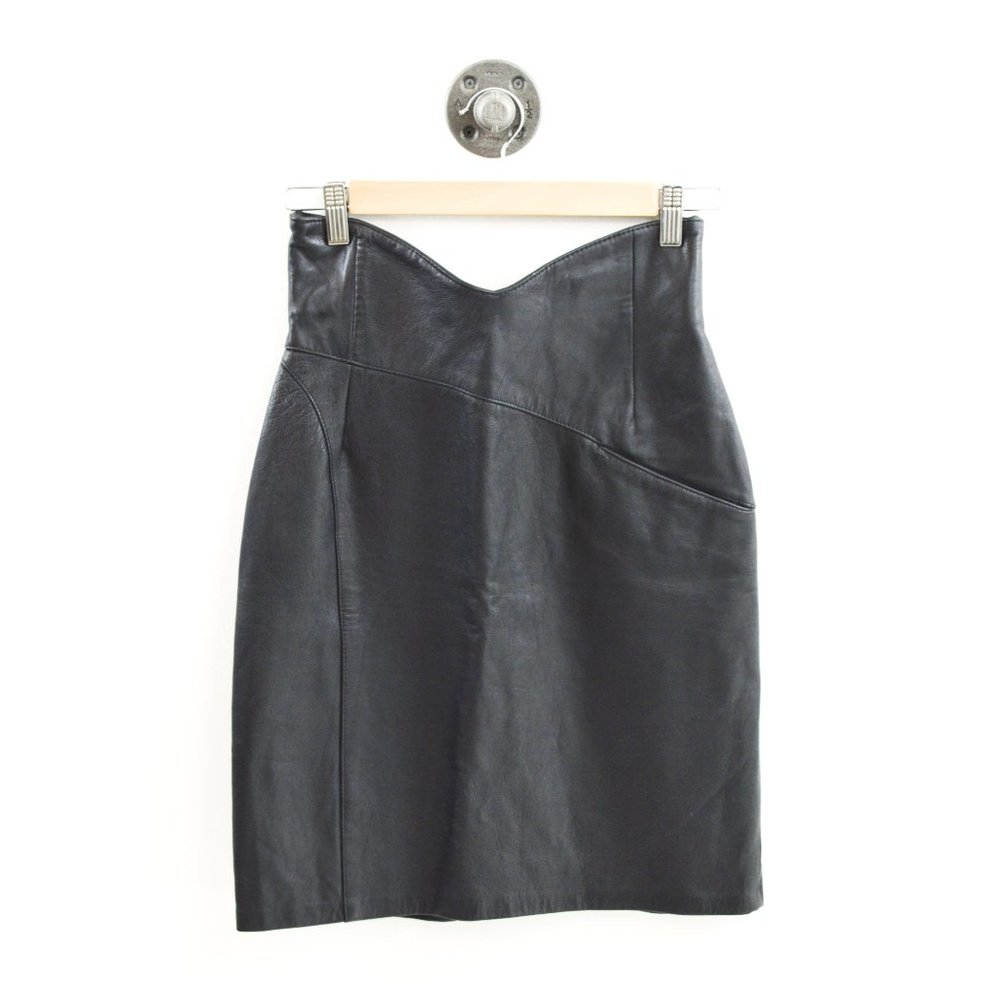 Forenza Leather High Waisted Skirt #194-30